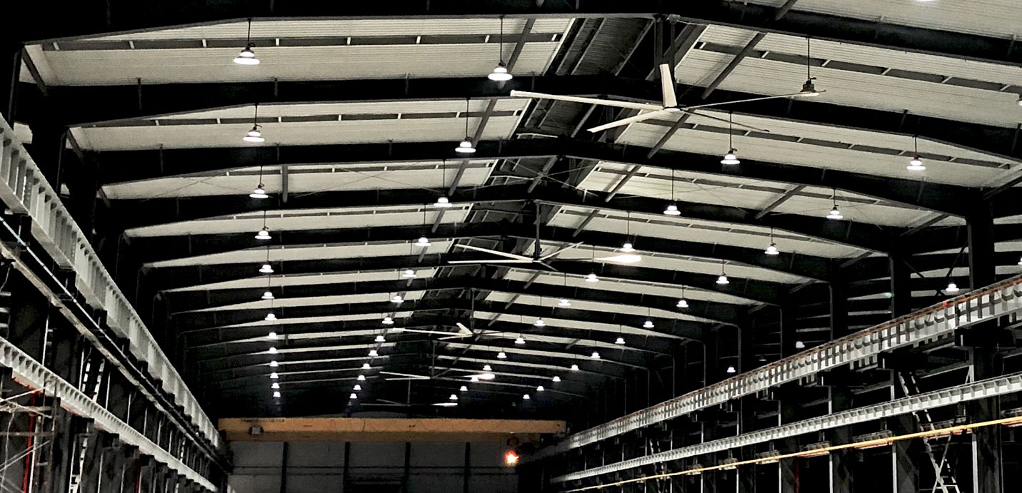 蕪湖玻璃廠工業(yè)大風扇冷卻降溫