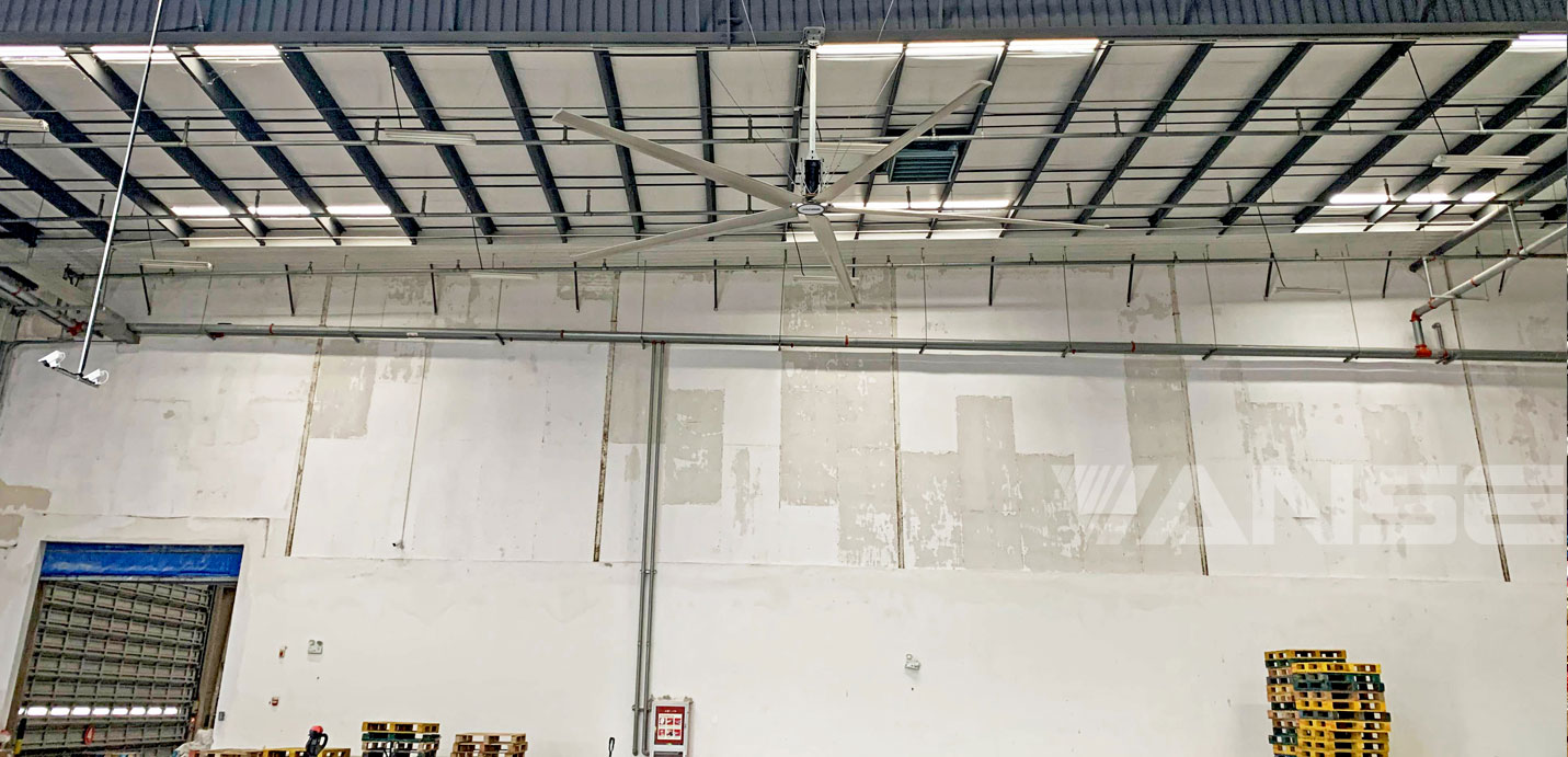 上海百世物流倉(cāng)庫工業(yè)大風(fēng)扇