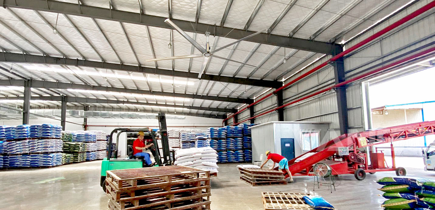 武漢通威飼料倉(cāng)庫(kù)工業(yè)大吊扇